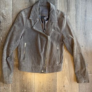 Blank NYC Grey suede jacket